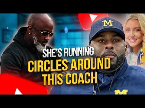 This Blond Is Running Circles Around Ex-Michigan Coach | Losing To The Oldest Play In The Book