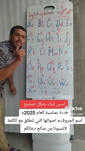 تأسيس حروف اللغة الإنجليزية من الصفر