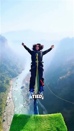 Bungee Jumping Without a Rope?! 😳