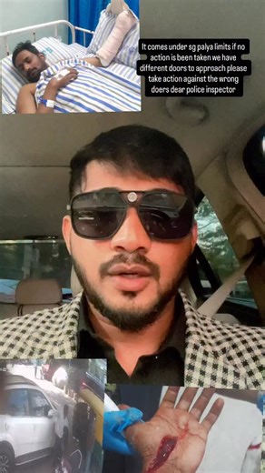 Shabaz Khan on Instagram: "Share max incident occurred in sg palya limits 15 stitches to the victim yet no fir Registerd by the said police inspector and had met the accused roam free the same night what’s this sir ? @bangalore_city_police will there be any action from your end now?"