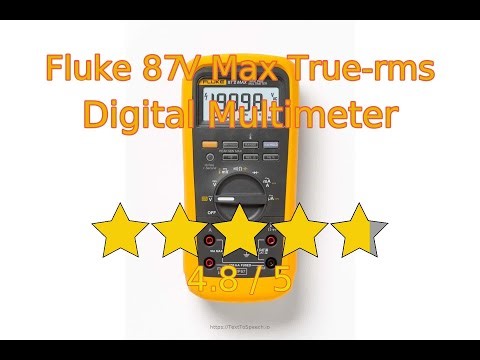 Let's review Fluke 87V Max True-rms Digital Multimeter
