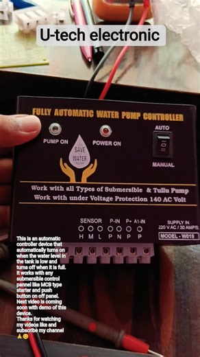 Automatic water level control
