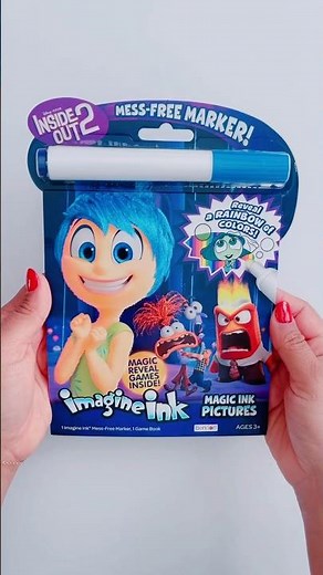 Inside Out 2 Movie Imagine Ink Magic Coloring Book #insideout #insideout2 #disneymovies #mystery