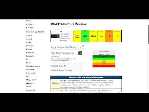 GE JVM3160RFSS Microwave Review