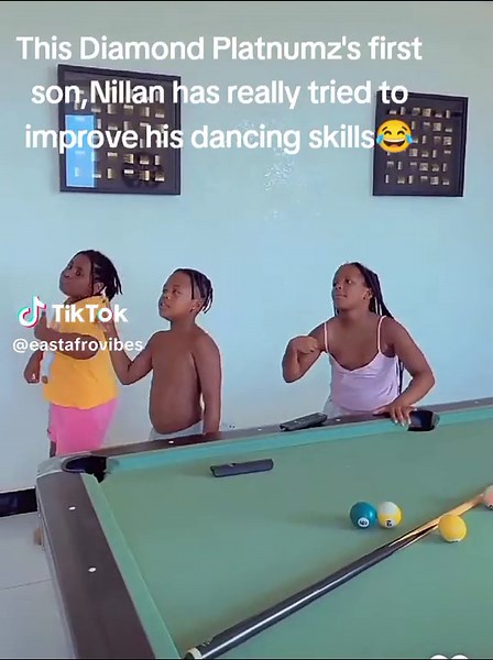 Nillan's Impressive Dance Moves | Diamond Platnumz's Son