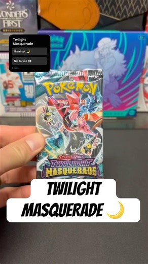 Pokémon Twilight Masquerade Pack Rip 🌙 #shorts