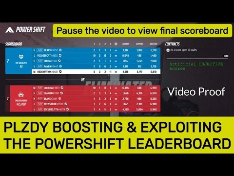 #1 Powershift Clan [PLZDY] Exploits/Boosts the Leaderboard