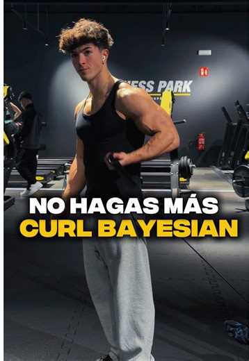 Cómo hacer CURL BAYESIAN para brazos estéticos