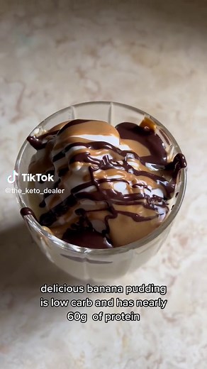 Delicious High Protein Low Carb Banana Pudding Recipe