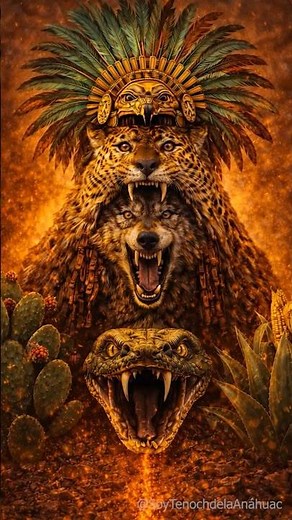 EL TÓTEM DE ANAHUAC: Guerrero Jaguar y el Legado de la Tierra 🦅🔥