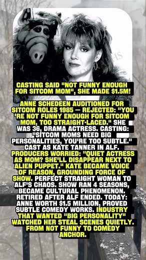 CASTING SAID "NOT FUNNY ENOUGH FOR SITCOM MOM", SHE MADE $1.5M 📺👩