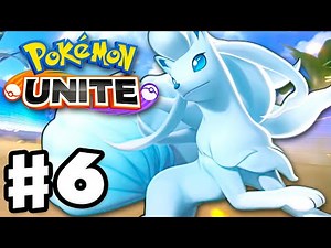 Freezing Foes with Alolan Ninetails! - Pokemon Unite - Gameplay Walkthrough Part 6 (Nintendo Switch)