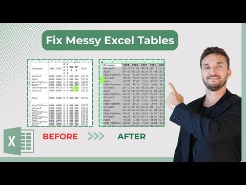 Fix Messy Excel Tables INSTANTLY with AutoFit