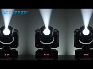 BETOPPER Mini 10W Moving Head Spot Beam Lights 7 Gobo DMX512 Professional 9/11CH Small But Powerful