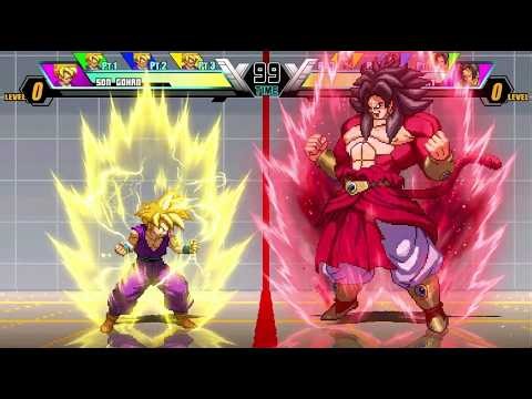Teen Gohan vs SSJ4 Broly | Hidden Potential vs Primal Fury | Jump Force MUGEN V6 Showdown