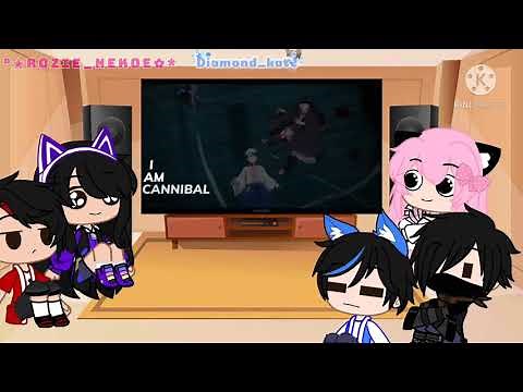 Aphmau reacts to Demon slayer @Collab with Rozie_nekoe