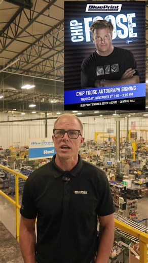 We’re just one week away from SEMA and we’ve got an incredible lineup of events, reveals, and live coverage coming your way! 📍 Booth #23443 – Central Hall 🚘 Tues 10AM: Chip Foose to unveil a custom-built ’56 Continental 🖊️ Thurs 1PM : Chip Foose returns for autograph signing 💥 Fri: Brendan Schaub shows off his 1,015HP BluePrint 632-powered Humvee at our booth in Silver lot #81496 🔥 Plus, don’t miss Robbie Layton tearing it up in the Hoonigan Burnyard with his BluePrint Motorsports Magnuson 