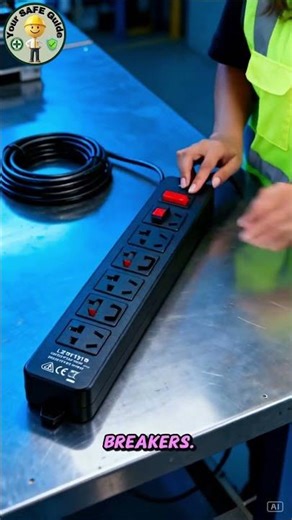 The Fire in the Cord: Overloaded #electricalsafety #SafetyFirst #AccidentPrevention