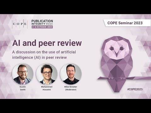 Artificial intelligence (AI) and peer review