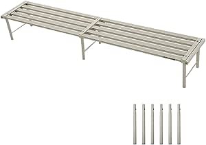 Metal Plant Stand, Rust-proof Aluminum Flower Pot Stand, Plants Display Stands Decoration Racks for Living Room Balconies and Gardens (120 White)