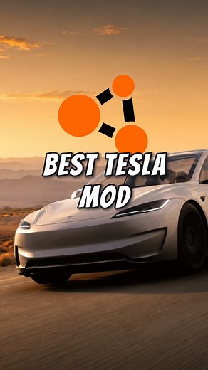 Crazy Tesla Mod for BeamNG: Unbox, Clips & Features
