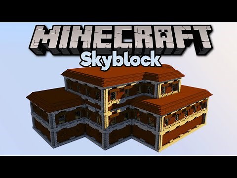 Raiding a Woodland Mansion in Skyblock! ▫ Minecraft 1.15 Skyblock (Tutorial Let's Play) [Part 22]