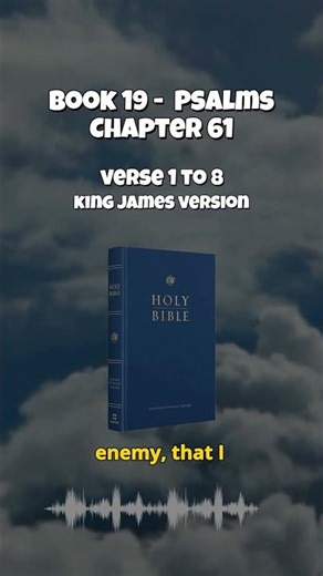 Bible Book 19 Psalms Chapter 61 Verse 1 To 8