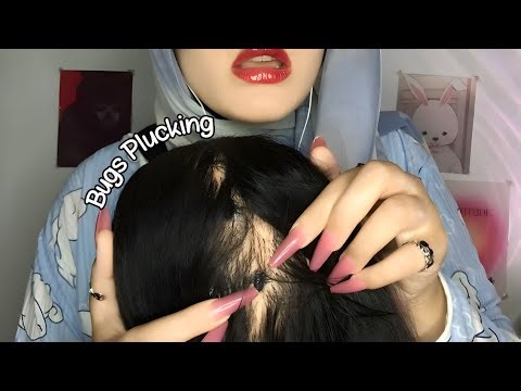 Relaxing ASMR Hair Bug Check & Gentle Plucking Roleplay | Scalp Massage & Hair Inspection Sounds