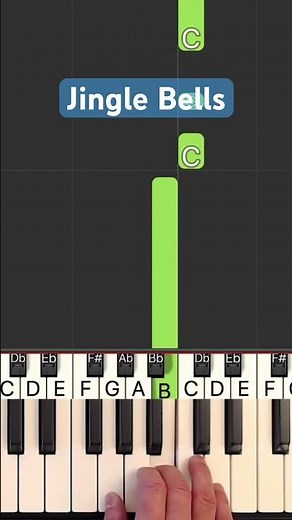 Jingle Bells - Piano Tutorial EASY