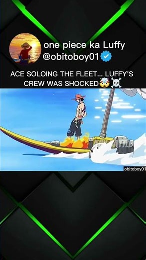 ACE SOLOING THE FLEET... LUFFY'S CREW WAS SHOCKED☠️🤯 #zoroonepiece