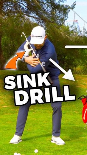The 🚰 sink drill 🙌 No divots, thin shots or no compression, give this one a go! #golf #golfer #golfshot #golftips #golflesson #golftuition #golfswing #golfdrill #golftuition #golfpro #pgapro #golflife #lovegolf | Chris Ryan Golf