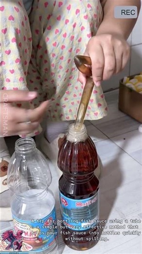 Simple Fish Sauce Bottling With Tube #video #viral #creative #technology #machine