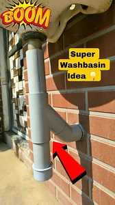 Great Idea 💡 Washbasin Pvc Pipe Fitting Tips 🤑 #reelsviralシ #fblifestylechallenge #viral #plumbingrepair | Vijay Xyz Tricks