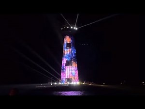 [4k] Lighthouse LED Show: Island Life | MSC Ocean Cay | March 2022