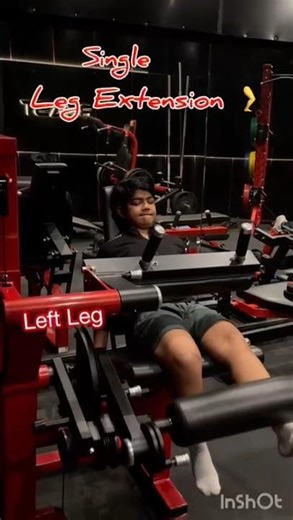 Single Leg Extension 🦵 #shorts #extension #legday #fitness #motivation #video