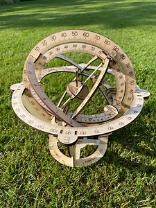 Armillary Sphere SVG Patterns for Laser Cutting | 25 Cm Model | Wood Astronomical Decor Project - Etsy