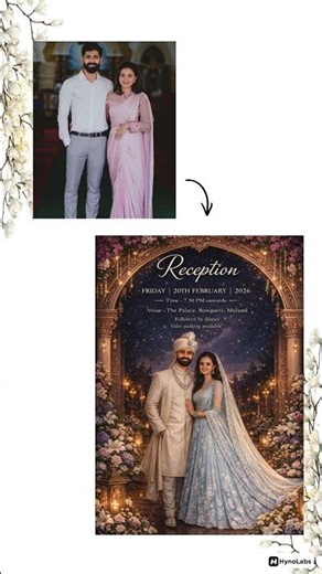 AI Wedding Invitation Card | Create Royal Invite in 2 Minutes 😍🔥 (Free Tool) #shortsfeed