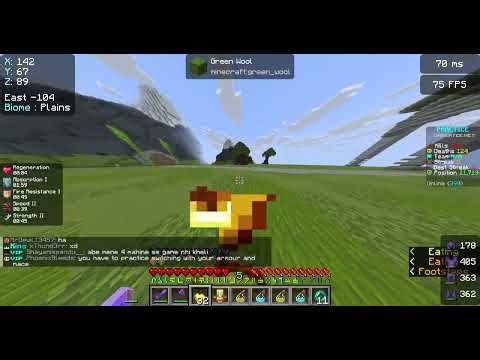 practicing some smp kit pvp and did great