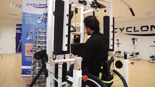 The Equalizer 6000 multi-gym from Cyclone Mobility, designed by a paraplegic, can enable the user to carry out an extensive range of exercises from their wheelchair. Find out more here: https://bit.ly/2Bl3PMm #Ablemag #CycloneMobility #Accessgym #Accessfitness | Able Magazine