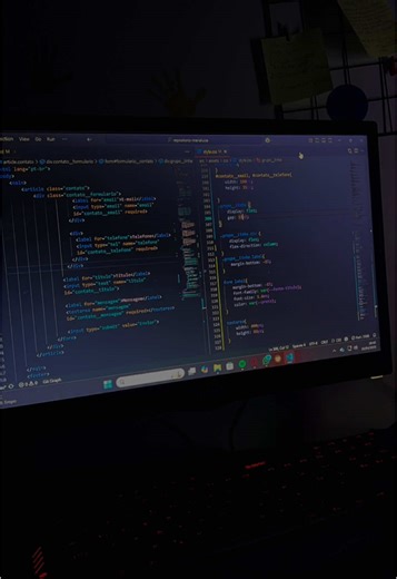Projeto 1.0 - Repositório Profissional #fyp #programacion #htmlcss #javascript #estudante #programacao #frontend