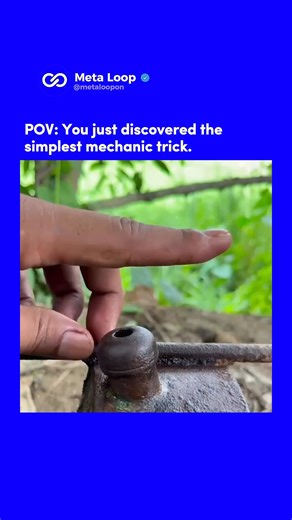 Meta Loop on Instagram: "This method is often referred to as finger funneling, a simple trick that turns your fingertip into a temporary guide for pouring liquids into tight or awkward openings. Instead of aiming directly at a small fill hole, the liquid is poured onto the finger first. From there, it follows the surface of the skin and flows neatly into place, reducing spills and splash-back. The effectiveness comes down to basic physics. Liquids like oil cling slightly to skin due to adhesion,