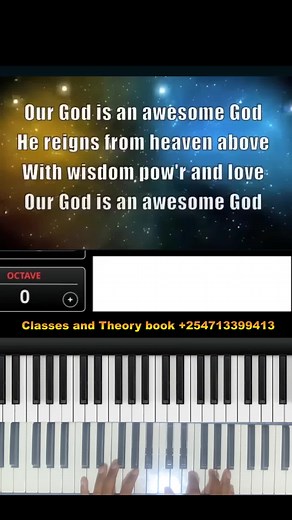 Our God is an awesome God piano chords #knowpiano_with_nickmzera #ourgodisanawesomegod #piano #pianoclasses #onlinemusiclessons
