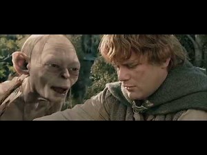 Голлум и Сэм спорят о том какая еда вкуснее. HD