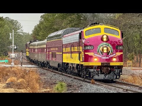 Chasing ACWR's Stacks & Tracks Breakfast Train in the Rain - February 2026