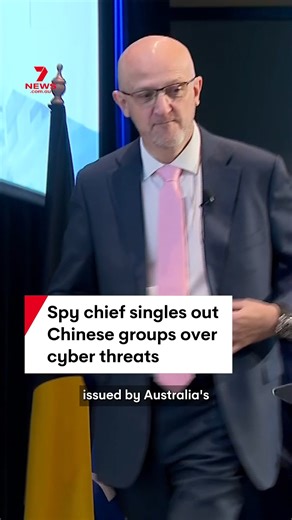 ASIO boss Mike Burgess has singled out Chinese groups in a warning about foreign cyber criminals, drawing the ire of Beijing. #asio #spy #hacking #cyber #china | 7NEWS Sydney