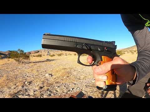 CZ Tactical Sport Orange TSO 9mm The Best Pistol in Production? We shoot. We try. 9mm on Steel