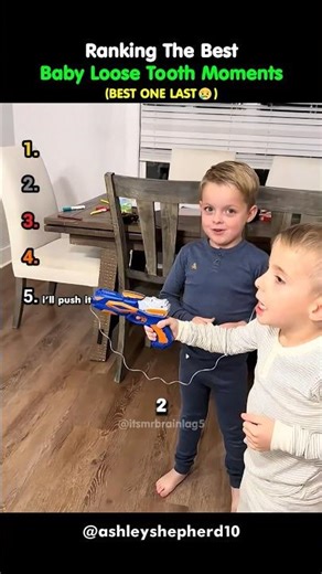 Ranking The Best Baby Loose Tooth Moments🦷