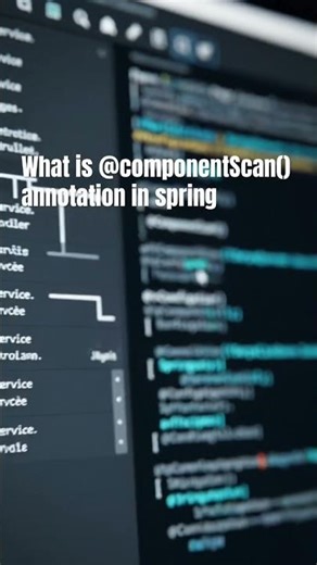 Spring @ComponentScan Annotation #javaframework #interview #java #springframework #coding