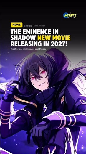 🌑 The Eminence in Shadow: Lost Echoes is officially coming in 2027! #anime