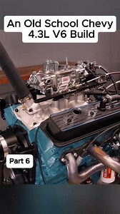 Part 1 An Old School Chevy 43L V6 Buildp6engine rebuilding enginebuild fyp oldcar | john.5673.az1